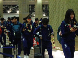 Jelang AFC U-17 Womens Asian Cup 2024, Timnas China dan Korsel Tiba di Bali