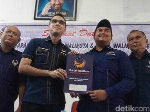 Ketua DPD-Anggota DPRD Sumut Ambil Formulir Pilwakot Medan ke NasDem