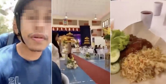 Dihujat! 2 Pria Pamer Numpang Makan Gratis di Kondangan