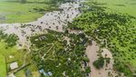Foto Udara Cagar Alam Maasai Mara di Kenya Kebanjiran