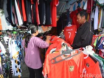 Jersei Timnas U-23 Tetap Laris Manis Jelang Nobar Indonesia Vs Irak