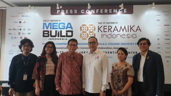 Jumpa Pers Mega Build Indonesia dan Keramika Indonesia
