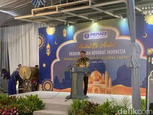 Peradi Gelar Halalbihalal di Kantor Baru, Otto: Biar Lebih Akrab