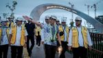 Menteri Sandi Tinjau Pembangunan Fasilitas Pendukung Parekraf di IKN