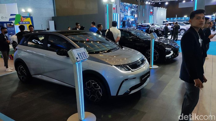 Mobil listrik BYD Dolphin di PEVS 2024.