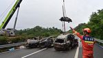 Penampakan Jalan Tol Runtuh di China yang Tewaskan 36 Orang