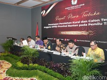 KPU Banten Tetapkan 100 Anggota DPRD Terpilih, Ini Daftarnya