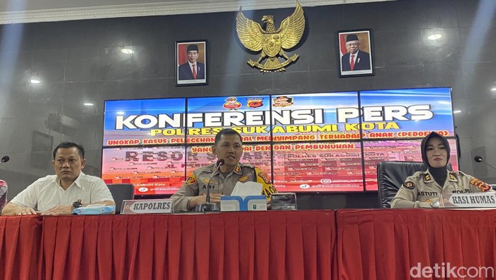 Polisi rilis kasus sodomi dan pembunuhan di Sukabumi.