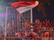 Meski Timnas U-23 Kalah, Warga Nobar di Surabaya Tetap Bangga dengan Garuda Muda