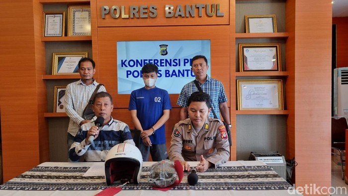 Pria Boyolali nekat mencuri motor di eks tempat kerjanya di Piyungan, Bantul. Foto diambil Kamis (2/5/2024).