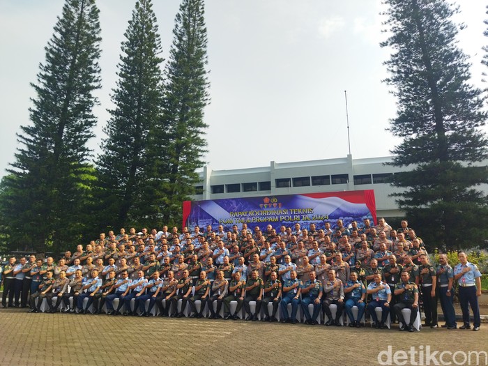 Koordinasi Polri dan TNI Terjalin dalam Rapat Koordinasi di Markas Besar TNI