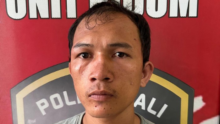 Tampang RL, pemuda di PALI tinju ayah kandung jadi tersangka KDRT.