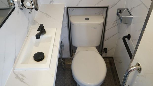 Tampilan terbaru toilet kereta api yang ramah lingkungan/Dok: KAI