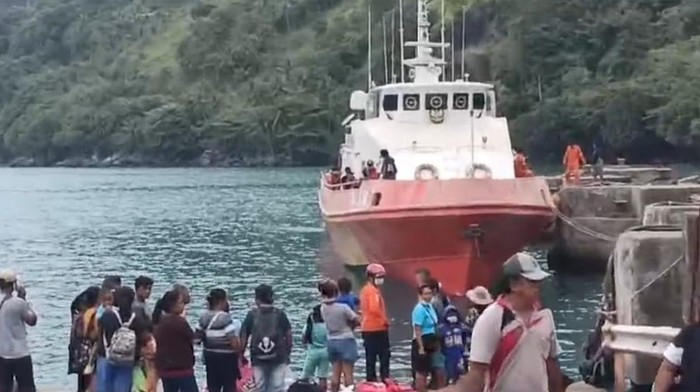 Basarnas Manado mencatat 14.045 warga di Kabupaten Kepulauan Siau Tagulandang Biaro, Sulawesi Utara (Sulut), dievakuasi imbas erupsi Gunung Ruang.