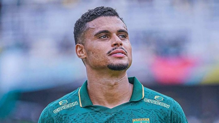 Pemain Persebaya asal Brasil Yan Victor