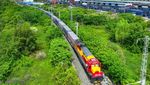 Potret Kereta Barang Ekspres Pertama yang Hubungkan China dan Asia Tenggara