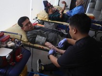 Aksi Donor Darah Dukung Misi Kemanusiaan
