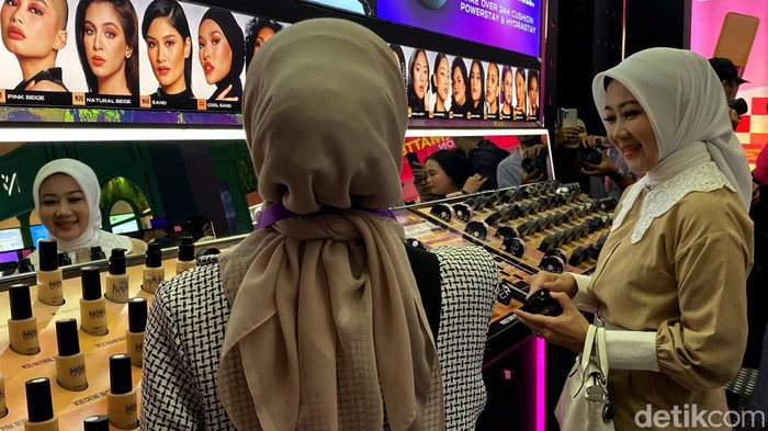Atalia saat menghadiri event Bandung X Beauty 2024.