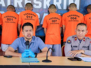 Komplotan Pencuri di Banggai Sulteng Gasak 20 Kulkas-23 AC Hotel Ditangkap