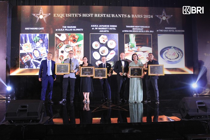 BRI & Exquisite’s Beri Penghargaan ke 55 Restoran-Bar Terbaik di Indonesia
