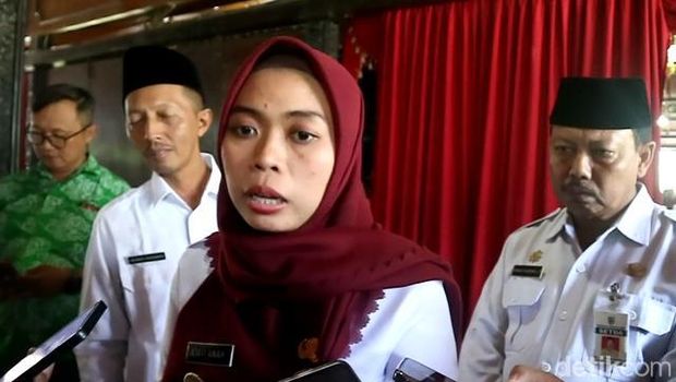 Bupati Demak Eisti'anah saat ditemui di Pendopo Kabupaten Demak, Jumat (3/5/2024).