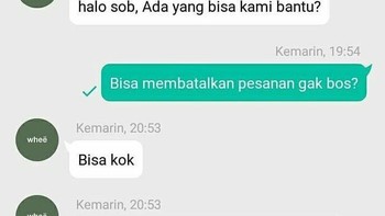 Batalkan saja. Bukan saya yang rugi. Foto: Instagram/dramaolshop.id