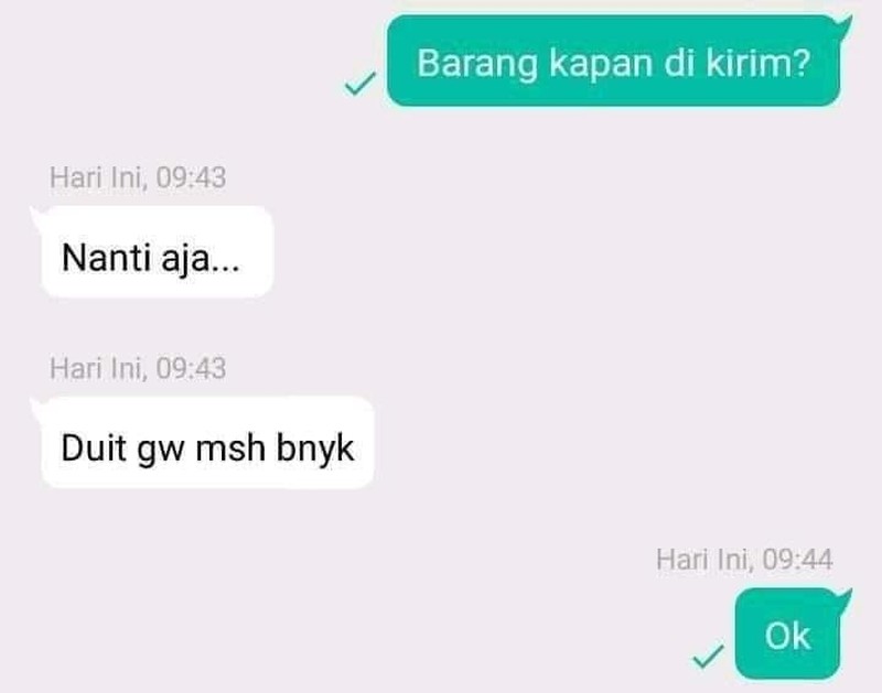 Khusus yang ini, penjual yang jadi rajanya, bukan customer! Sabar-sabar kalau ketemu penjual sombong berikut ini, hahaha.