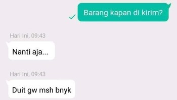 Ya emang duitnya masih banyak, masa dipaksa cari duit mulu. Foto: Instagram/wkwkland_real