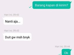 Chat Kocak Penjual Sombong dan Pelanggan, Ampun Deh