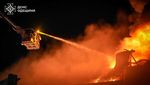 Gudang Ekspedisi Ukraina Terbakar Hebat Usai Serangan Rudal Rusia