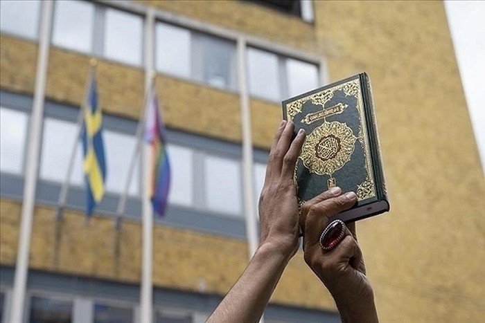 Polisi Swedia mengizinkan aksi pembakaran Al-Quran di Malmo pada Jumat (3/5/2024).