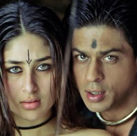 Makeup asoka yang viral terinspirasi dari penampilan Kareena Kapoor dalam film Asoka yang rilis pada 2001. Kareena membintangi film tersebut bersama Shah Rukh Khan. Foto: Dok. IMDb, Instagram Kareena Kapoor