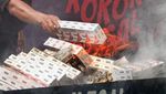 289.000 Batang Rokok Ilegal Dimusnahkan!