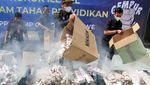289.000 Batang Rokok Ilegal Dimusnahkan!