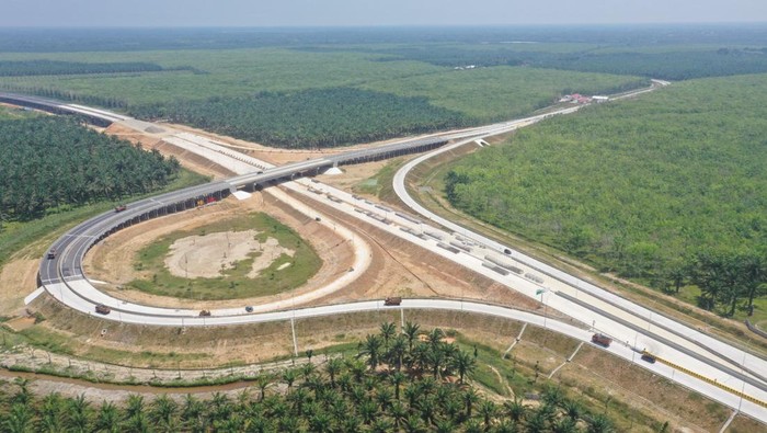 Potret pembangunan Tol Binjai-Brandan Seksi 3. (dok Hutama Karya)
