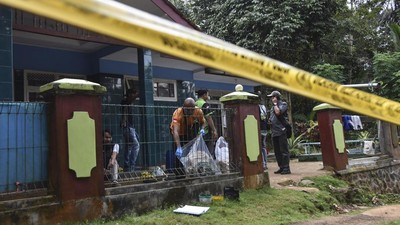 Penampakan TKP Kasus Suami Mutilasi Istri di Ciamis