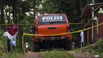 Penampakan TKP Kasus Suami Mutilasi Istri di Ciamis