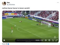 Netizen Gelontorkan Pujian untuk Penampilan Cemerlang Nathan