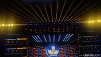Membuka acara, Sekjen Kemendikbudristek Suharti menjelaskan Hardiknas 2024 begitu istimewa dan bertepatan dengan Bulan Merdeka Belajar. Perayaan ini juga akan menjadi momentum untuk mewujudkan visi Pendidikan yang inklusif, berkualitas, dan berdaya saing global, ujarnya. Foto: (Devita Savitri/detikcom)