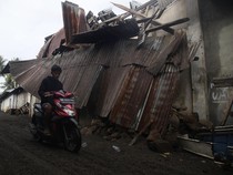 Ribuan Rumah Rusak Terdampak Erupsi Gunung Ruang