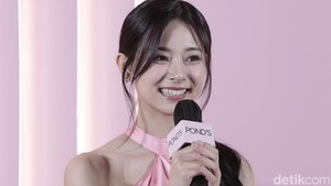 Di kesempatan singkat itu, Tzuyu bicara soal makna kecantikan buatnya. (Foto: Atmi Ahsani Yusron/detikcom)