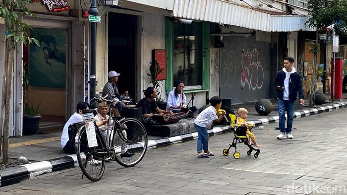 Hari pertama penerapan Braga Free Vehicle (BFV), Sabtu (4/5/2024).