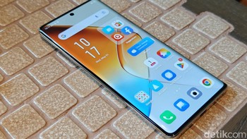 Infinix Note 40 Pro 5G disokong chipset MediaTek Dimensity 7020 dan RAM 8 GB. Foto: Adi Fida Rahman/detikINET