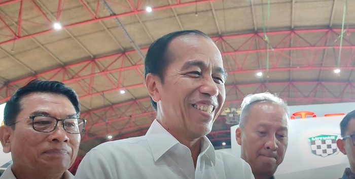 Joko Widodo di JIExpo Kemayoran
