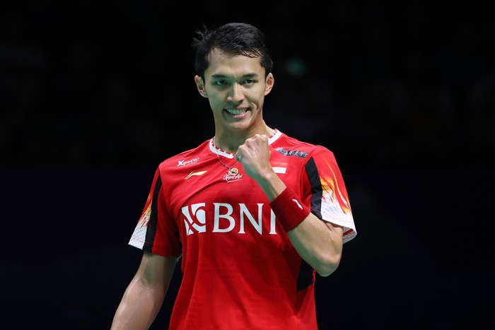 Jonatan Christie di Thomas Cup 2024