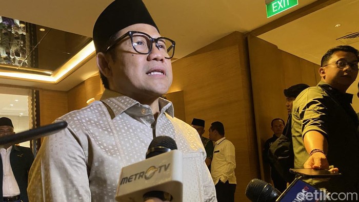 Ketua Umum PKB Muhaimin Iskandar atau Cak Imin (Devi Puspitasari/detikcom)