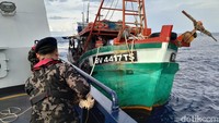 KKP Amankan 2 Kapal Ikan Ilegal Berbendera Vietnam di Perairan Natuna Utara