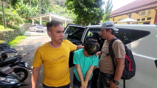 Pelaku pembunuhan Ceceu di Sukabumi.