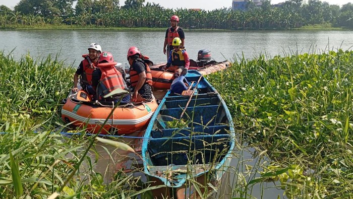 pemancing tewas tenggelam di Kota Mojokerto