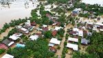 Potret Udara Ratusan Rumah di Sidrap Terendam Banjir